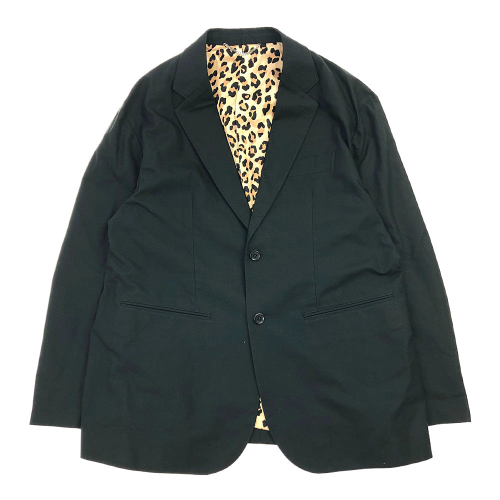 WACKO MARIA ワコマリア 22SS 22SS-WMO-JK04  22SS-WMP-TR31 UNCONSTRUCTED JACKET TYPE-2 PLEATED TROUSERS コットンテーラード ジャケット テーパード スラックス パンツ セットアップ  ブラック系【中古】