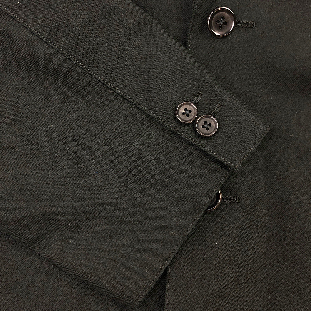 WACKO MARIA ワコマリア 22SS 22SS-WMO-JK04  22SS-WMP-TR31 UNCONSTRUCTED JACKET TYPE-2 PLEATED TROUSERS コットンテーラード ジャケット テーパード スラックス パンツ セットアップ  ブラック系【中古】