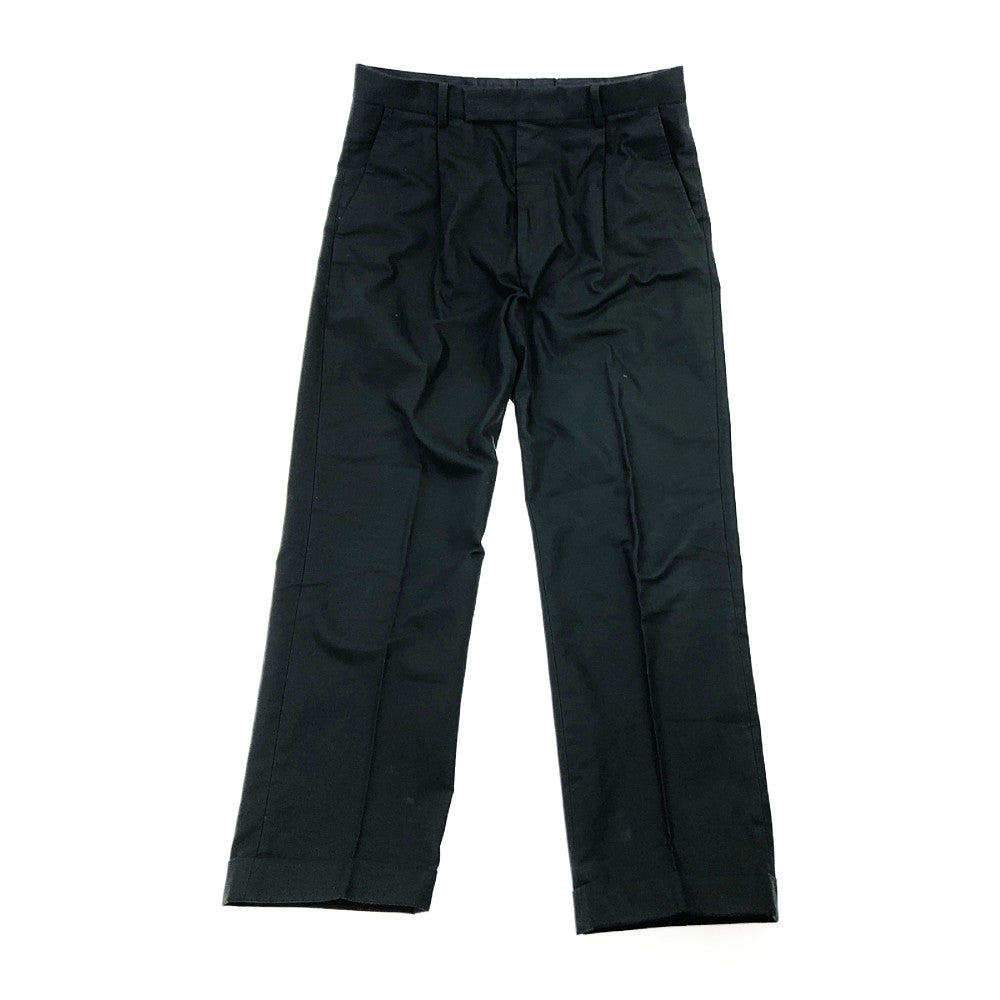 WACKO MARIA ワコマリア 22SS 22SS-WMO-JK04  22SS-WMP-TR31 UNCONSTRUCTED JACKET TYPE-2 PLEATED TROUSERS コットンテーラード ジャケット テーパード スラックス パンツ セットアップ  ブラック系【中古】
