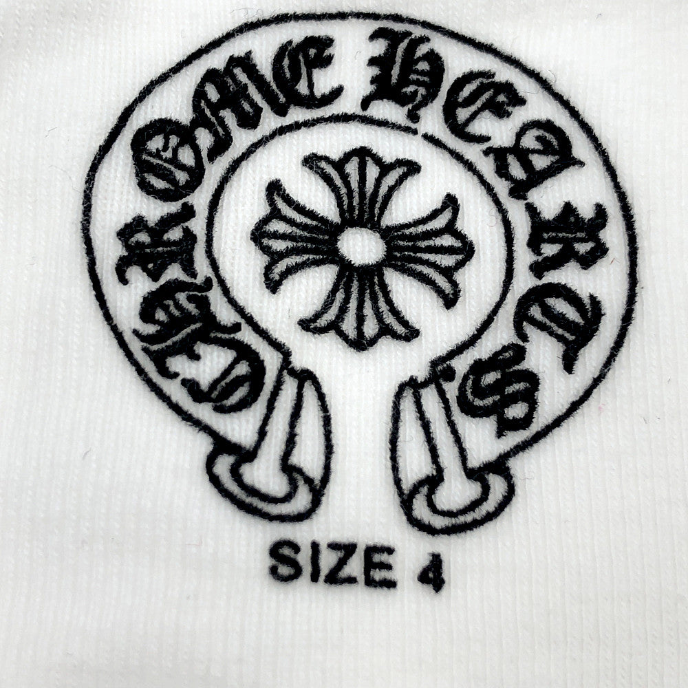 CHROME HEARTS クロムハーツ（原本無） クロムハーツジャパン 国内正規品 フォティ スカルプリント キッズ Tシャツ ホワイト系 4【中古】
