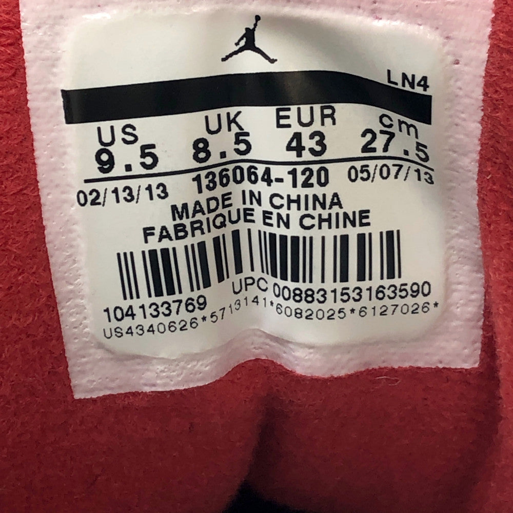 NIKE ナイキ 136064-120 AIR JORDAN 3 RETRO FIRE RED エアジョーダン3 レトロ ファイヤー レッド スニーカー ホワイト系 レッド系 27.5cm【中古】