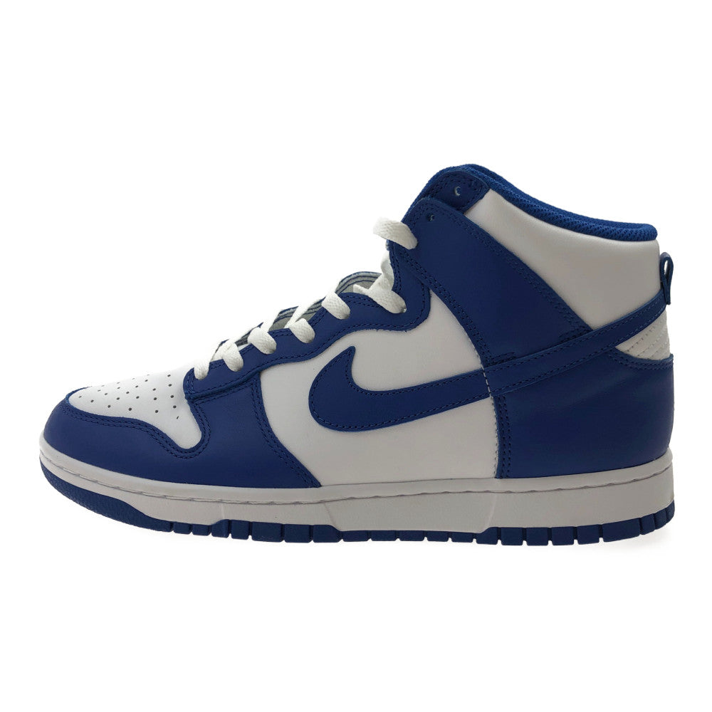 NIKE ナイキ DD1399-102 DUNK HIGH RETRO WHITE/GAME ROYAL ダンク ハイ レトロ スニーカー ブルー系 ホワイト系 28cm【中古】