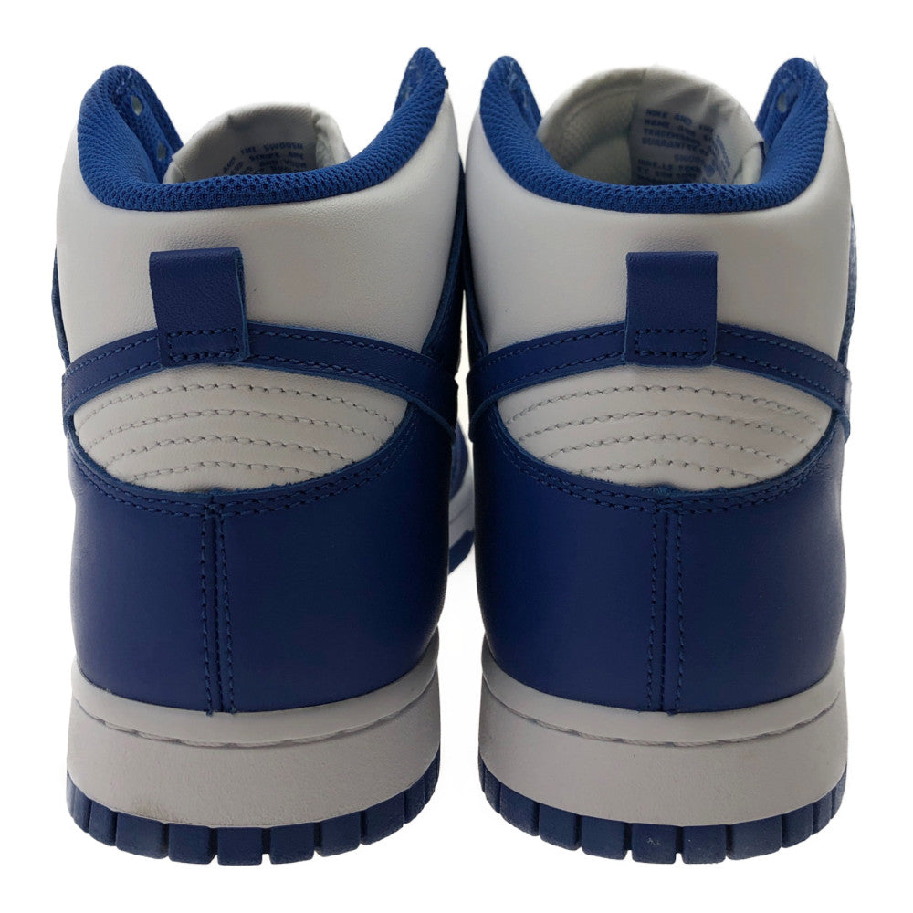 NIKE ナイキ DD1399-102 DUNK HIGH RETRO WHITE/GAME ROYAL ダンク ハイ レトロ スニーカー ブルー系 ホワイト系 28cm【中古】