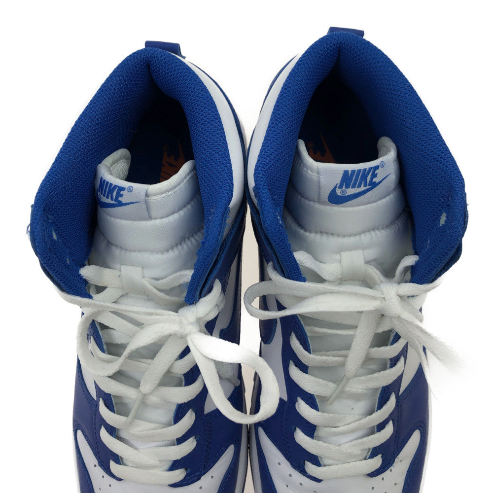 NIKE ナイキ DD1399-102 DUNK HIGH RETRO WHITE/GAME ROYAL ダンク ハイ レトロ スニーカー ブルー系 ホワイト系 28cm【中古】