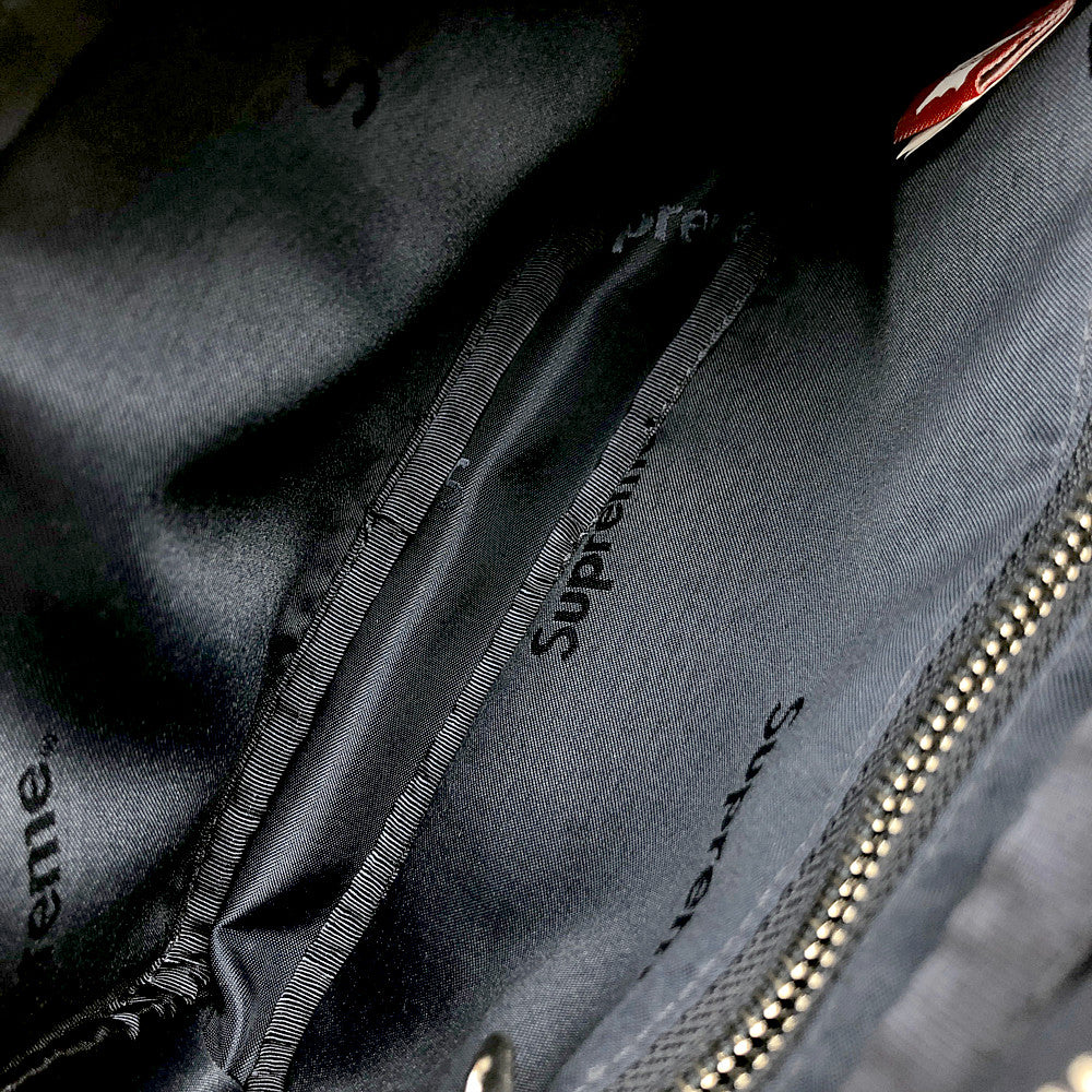 Supreme シュプリーム 22SS FAT TIP JACQUARD DENIM WAIST BAG ファット チップ ジャガード デニム ウエストバッグ ボディバッグ ショルダーバッグ インディゴブルー系【極上美品】【中古】