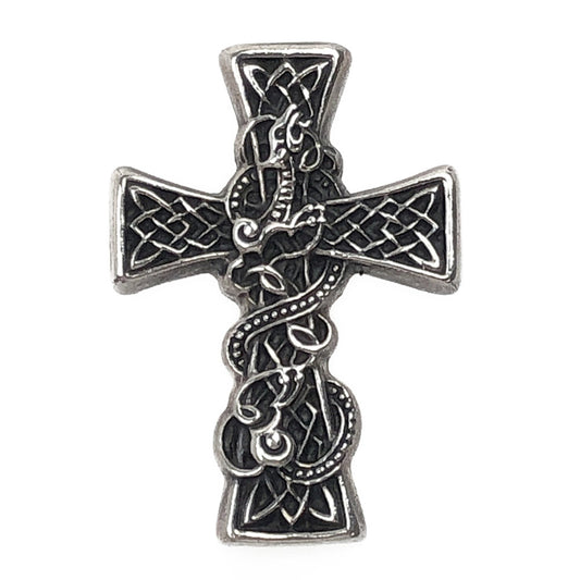 CHROME HEARTS クロムハーツ（原本無） ケルティック クロス ペンダント チャーム シルバー系【中古】