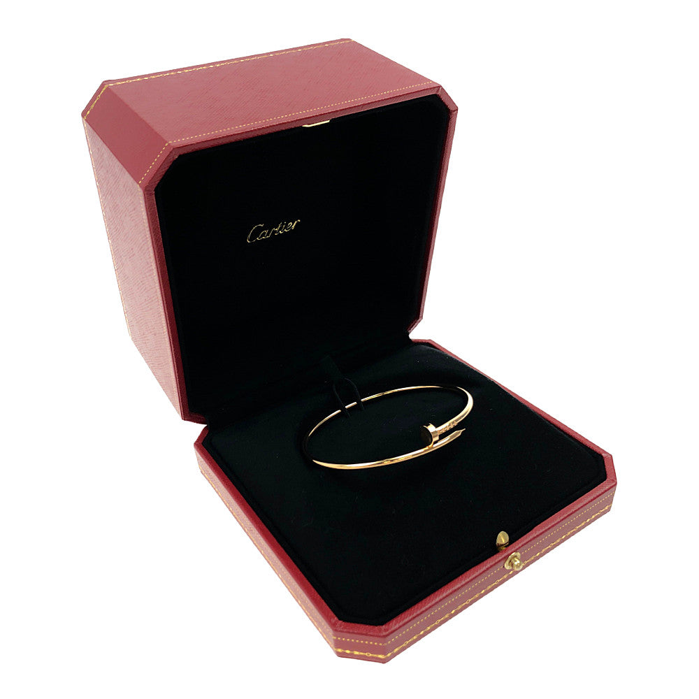 CARTIER カルティエ ジュストアンクル SM ブレスレット 750 K18PG ピンクゴールド ゴールド系【中古】