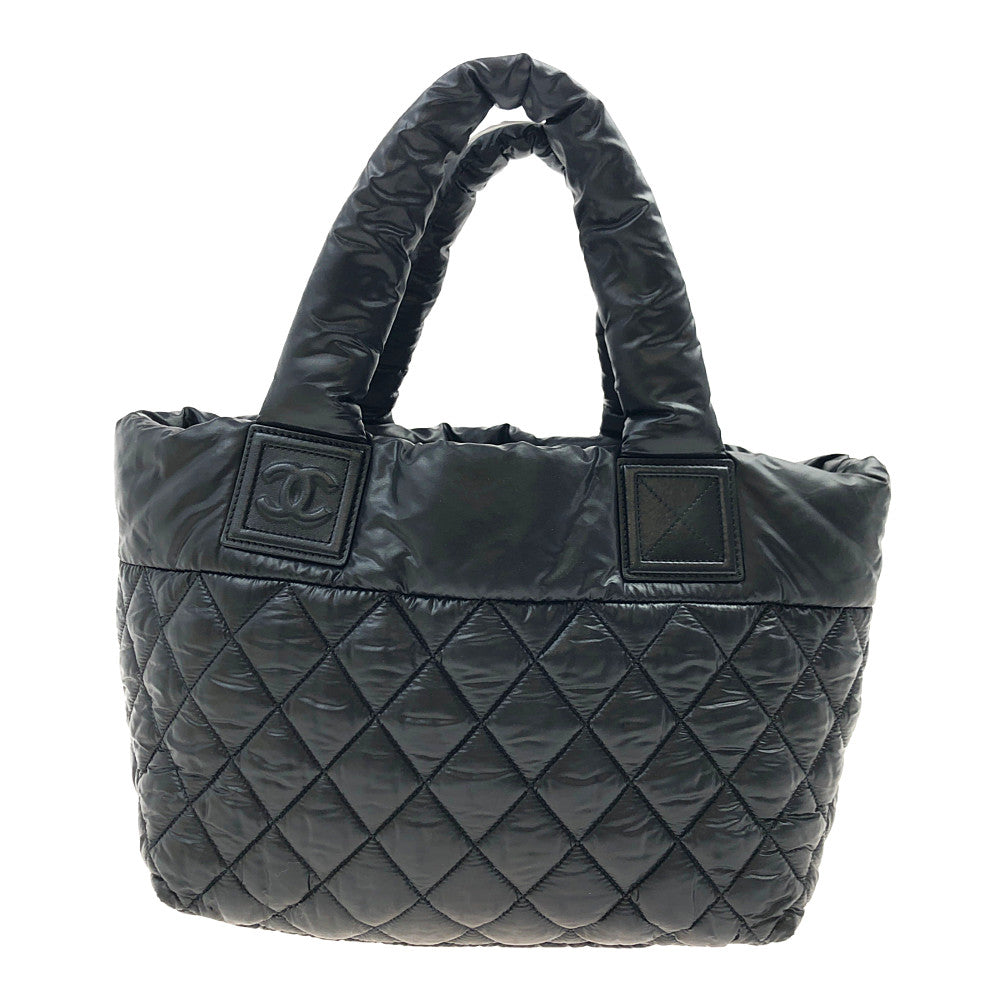 CHANEL シャネル ココ コクーン トートバッグ ブラック系【中古】