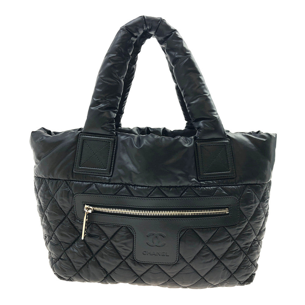 CHANEL シャネル ココ コクーン トートバッグ ブラック系【中古】