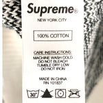 Supreme シュプリーム 20SS Back Logo Sweater Checkerboard バックロゴ ニット セーター チェッカーボード ブラック系 ホワイト系【中古】