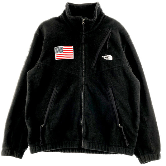 Supreme シュプリーム 17SS NL01703I × THE NORTH FACE ノースフェイス TRANS ANTARCTICA EXPEDITION FLEECE トランス アンタークティカ エクスペディション フリース ジャケット ブラック系 XL【中古】