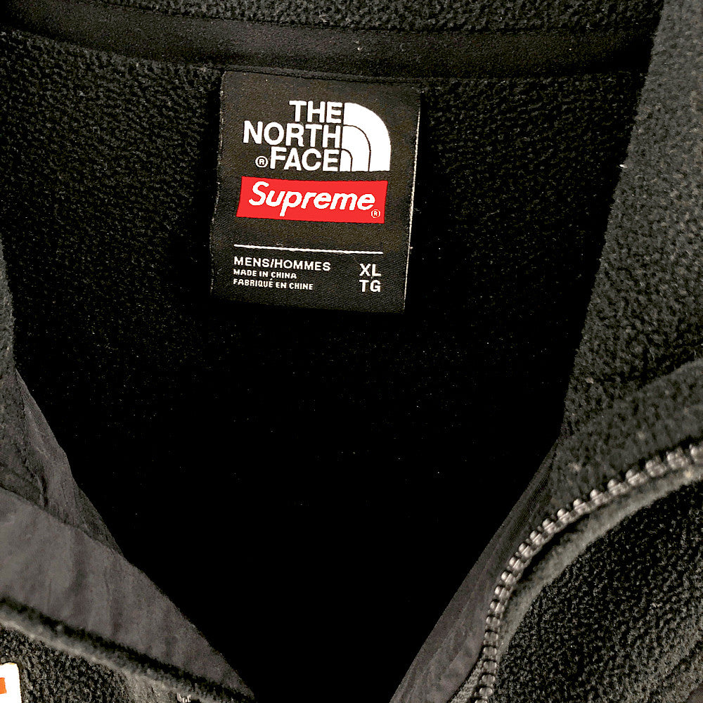 Supreme シュプリーム 17SS NL01703I × THE NORTH FACE ノースフェイス TRANS ANTARCTICA EXPEDITION FLEECE トランス アンタークティカ エクスペディション フリース ジャケット ブラック系 XL【中古】