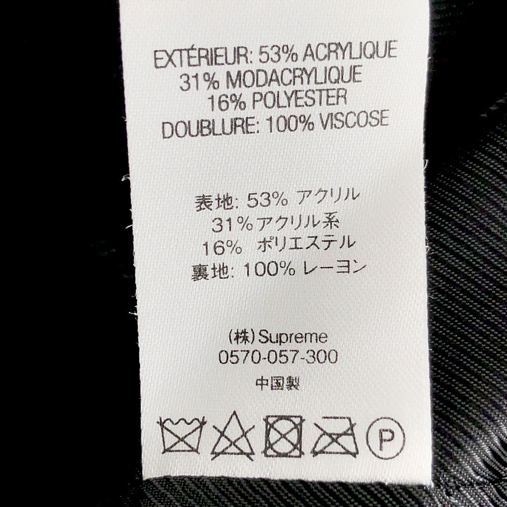 Supreme シュプリーム 21SS Bandana Faux Fur Bomber Jacket バンダナ フェイクファー ボンバージャケット ブラック系 XL【中古】