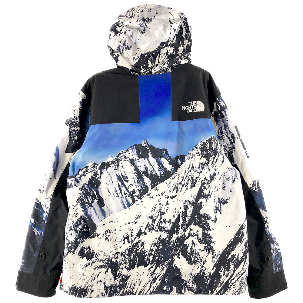 Supreme シュプリーム 17AW NP61701I  × THE NORTHFACE ノースフェイス Mountain Parka 雪山 マウンテン パーカー ブルー系 ブラック系 XL【中古】