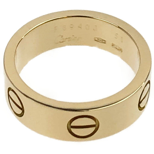 CARTIER カルティエ 【新品仕上げ済】ラブ リング K18YG 750 イエローゴールド ゴールド系 10～10.5号【極上美品】【中古】