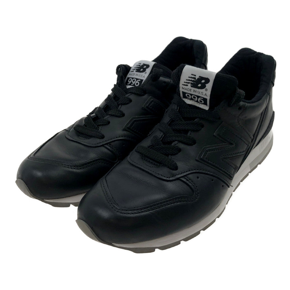 NEW BALANCE ニューバランス M996MUA MADE IN U.S.A. スニーカー ブラック ブラック系【中古】