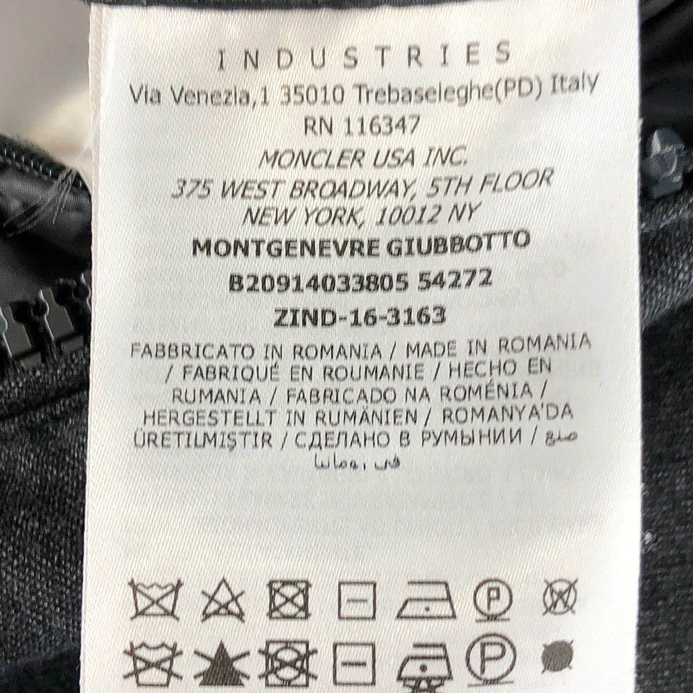 MONCLER モンクレール MONTGENEVRE モンジュネーブル ダウンジャケット グレー系 3【中古】