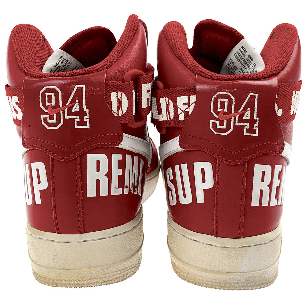 Supreme シュプリーム 14AW NIKE AIR FORCE 1 HIGH SUPREME SP ナイキ エアフォース  レッド系 26cm【中古】