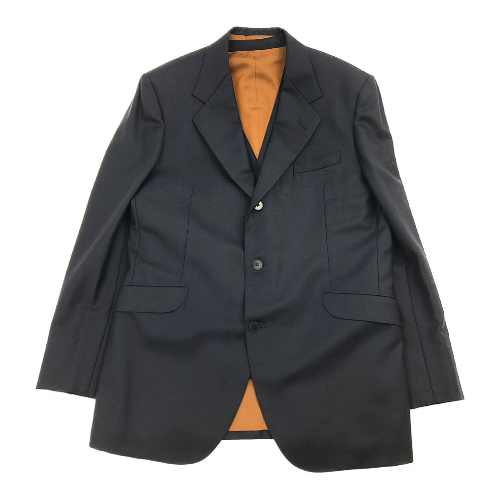GLADHAND & Co. グラッドハンド TAILORED HARRY SUIT テーラード ハリー ジャケット ベスト ジレ スラックス パンツ 3ピース セットアップ ダークネイビー系【美品】【中古】