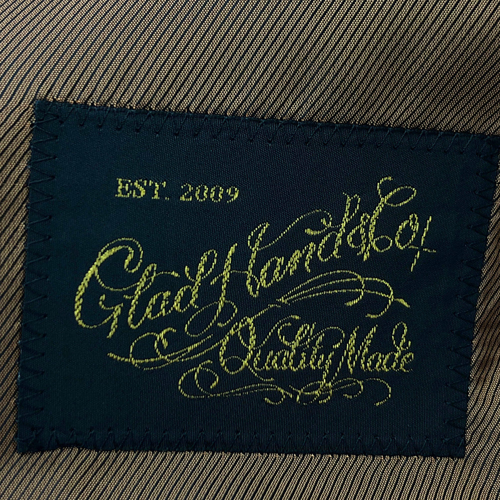 GLADHAND & Co. グラッドハンド TAILORED HARRY SUIT テーラード ハリー ジャケット ベスト ジレ スラックス パンツ 3ピース セットアップ ダークネイビー系【美品】【中古】