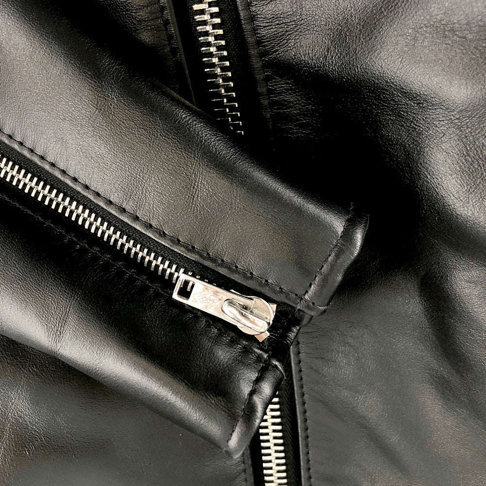 Lewis Leathers ルイスレザー DOMINATOR HORSEHIDE ドミネーター ホースハイド シングル レザー ライダース ジャケット ブラック系 32【中古】