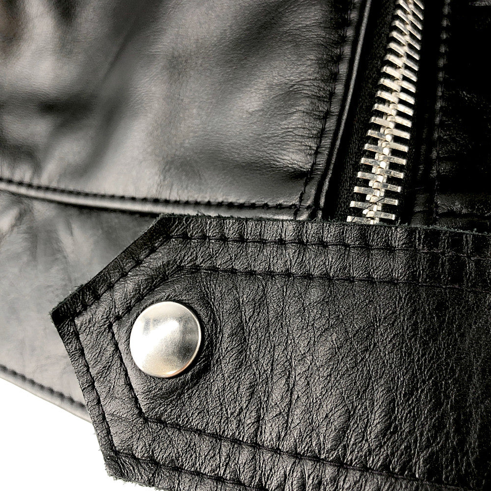Lewis Leathers ルイスレザー DOMINATOR HORSEHIDE ドミネーター ホースハイド シングル レザー ライダース ジャケット ブラック系 32【中古】