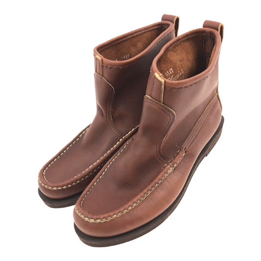 RUSSELL MOCCASIN ラッセルモカシン 792760 【訳難有】KNOCK-A-BOUT BOOT ノックアバウト モカシン ブーツ ブラウン系 8【中古】