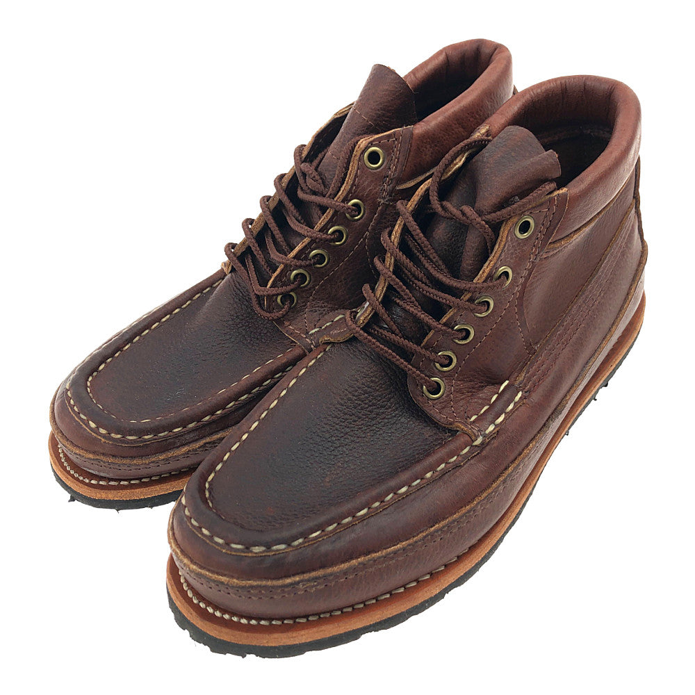RUSSELL MOCCASIN ラッセルモカシン 11830 SPORTING CLAYS CHUKKA スポーティング クレイ チャッカ モカシン ブーツ ブラウン系 7 1/2【新古品】【未使用】【中古】