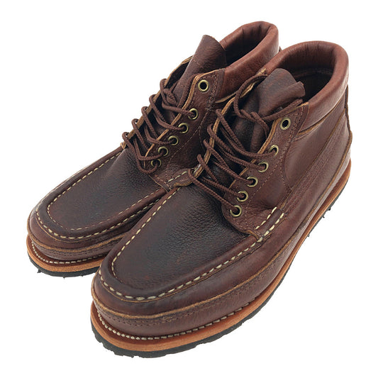 RUSSELL MOCCASIN ラッセルモカシン 11830 SPORTING CLAYS CHUKKA スポーティング クレイ チャッカ モカシン ブーツ ブラウン系 7 1/2【新古品】【未使用】【中古】