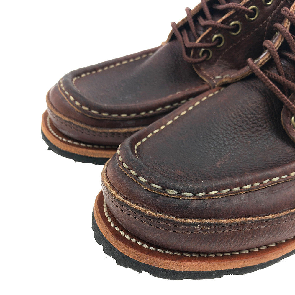 RUSSELL MOCCASIN ラッセルモカシン 11830 SPORTING CLAYS CHUKKA スポーティング クレイ チャッカ モカシン ブーツ ブラウン系 7 1/2【新古品】【未使用】【中古】