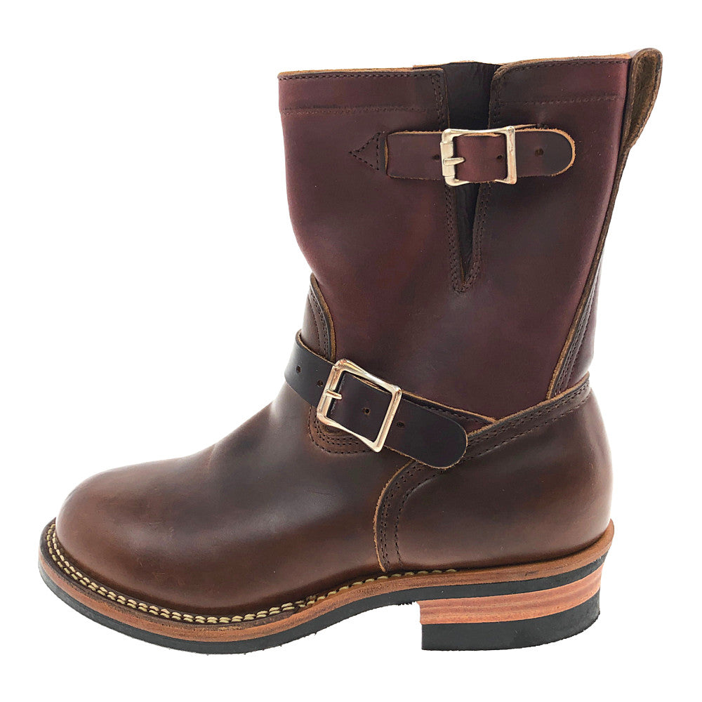 VIBERG ヴァイバーグ ENGINEER BOOT レザー エンジニア ブーツ ブラウン系 8【極上美品】【中古】