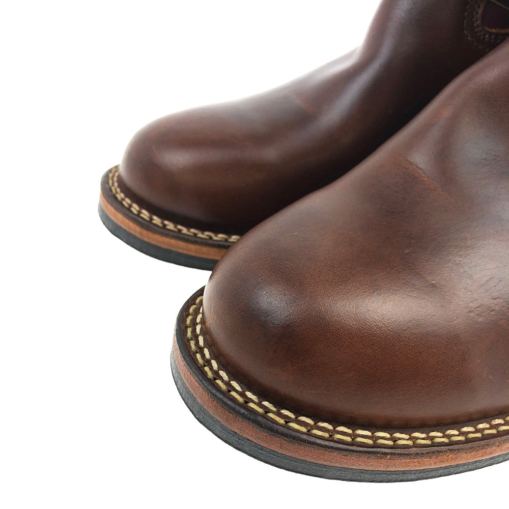 VIBERG ヴァイバーグ ENGINEER BOOT レザー エンジニア ブーツ ブラウン系 8【極上美品】【中古】