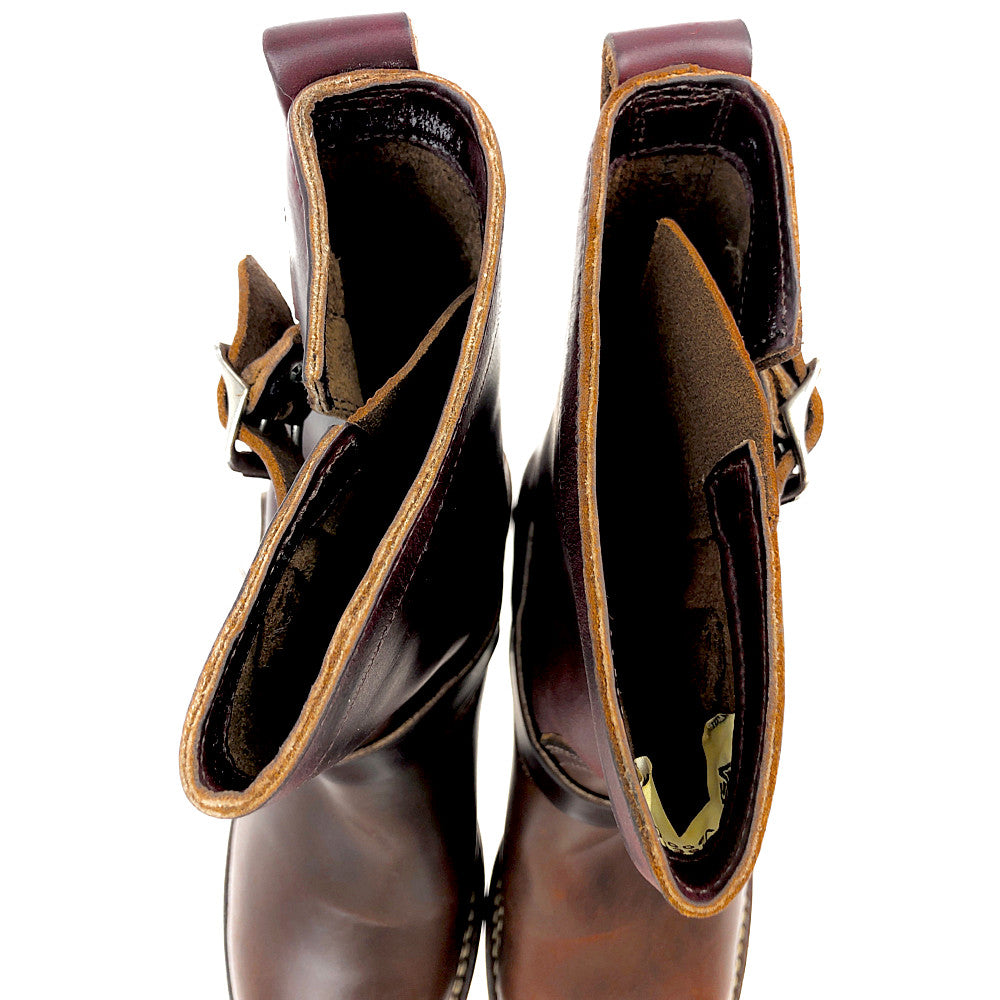 VIBERG ヴァイバーグ ENGINEER BOOT レザー エンジニア ブーツ ブラウン系 8【極上美品】【中古】