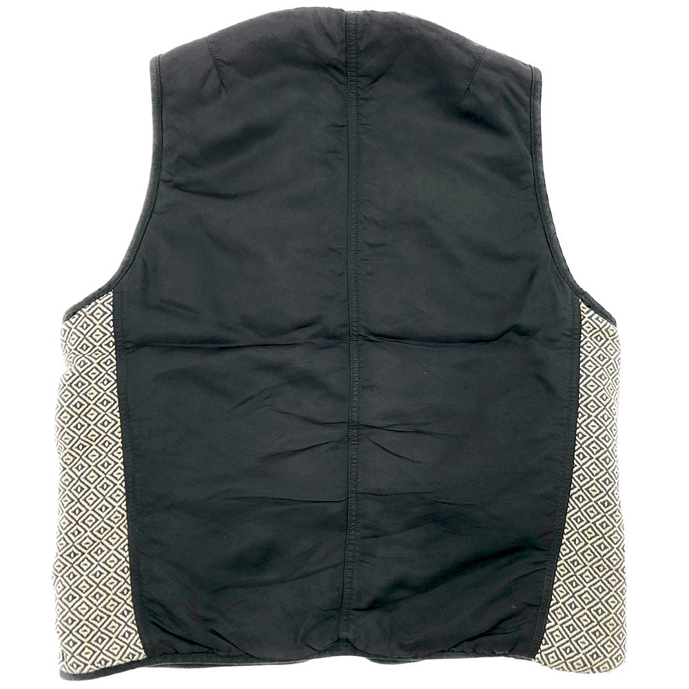 VISVIM ビズビム 19SS 0119105013023 IRIS LINER VEST 泥染め 加工 アイリス ライナー ベスト ブラック系 2【美品】【中古】