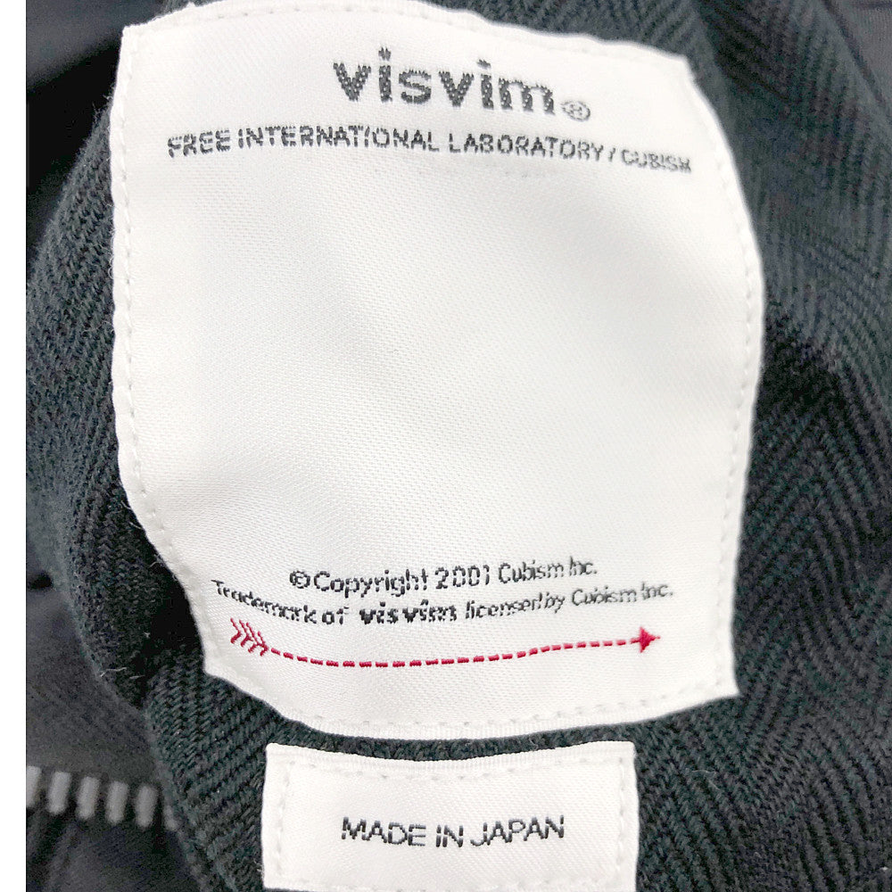 VISVIM ビズビム 19SS 0119105013023 IRIS LINER VEST 泥染め 加工 アイリス ライナー ベスト ブラック系 2【美品】【中古】