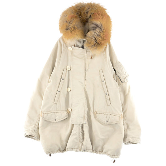 VISVIM ビズビム 18AW 0118205013010 VALDEZ COAT WOOL PILE バルデスコート ジャケット  ホワイト系【中古】