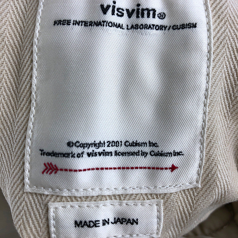 VISVIM ビズビム 18AW 0118205013010 VALDEZ COAT WOOL PILE バルデスコート ジャケット  ホワイト系【中古】