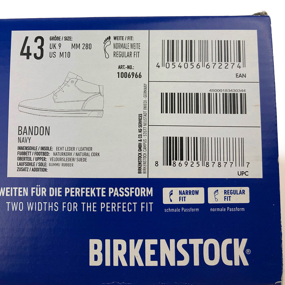 BIRKENSTOCK ビルケンシュトック BANDON バンドン スエード シューズ グレー系 43【中古】