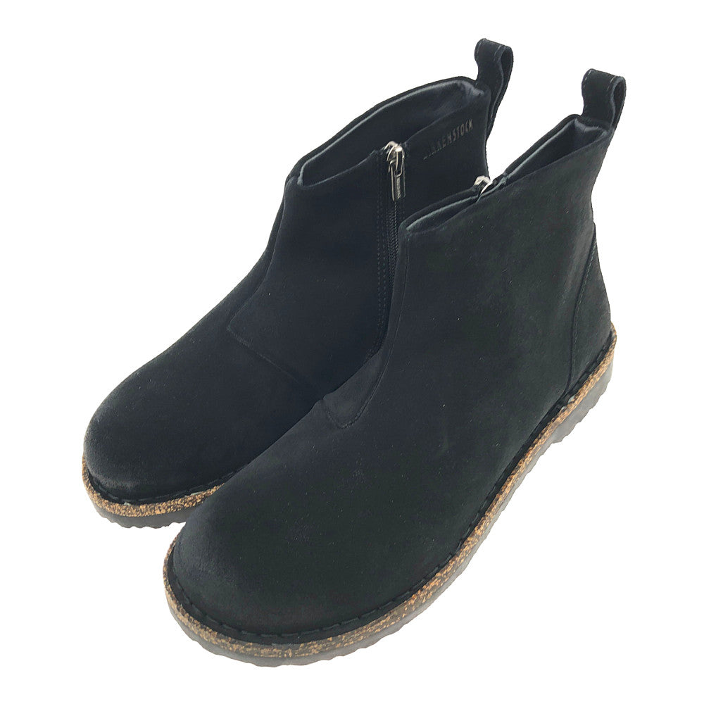 BIRKENSTOCK ビルケンシュトック MELROSE メルローズ スエード ブーツ ブラック系 42【美品】【中古】