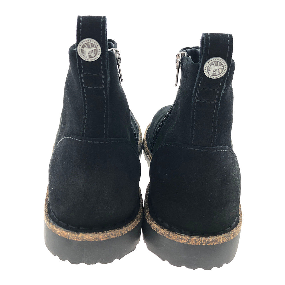 BIRKENSTOCK ビルケンシュトック MELROSE メルローズ スエード ブーツ ブラック系 42【美品】【中古】