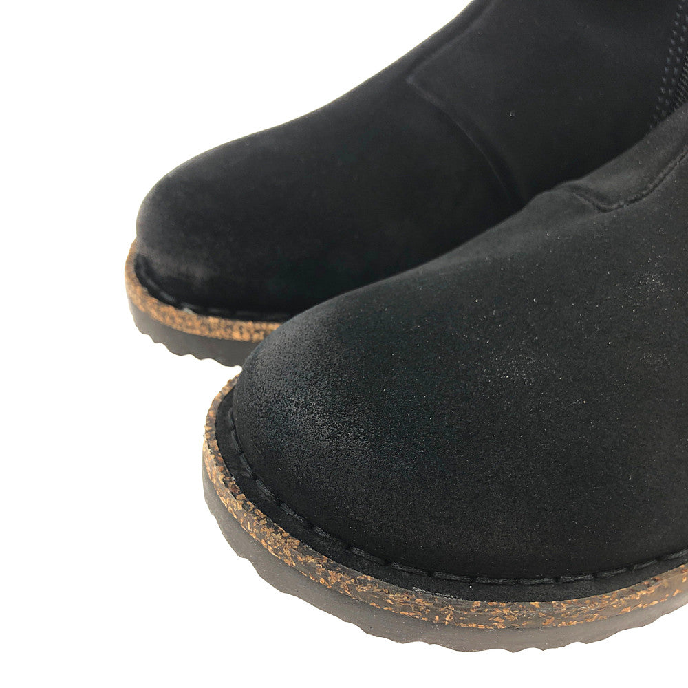 BIRKENSTOCK ビルケンシュトック MELROSE メルローズ スエード ブーツ ブラック系 42【美品】【中古】
