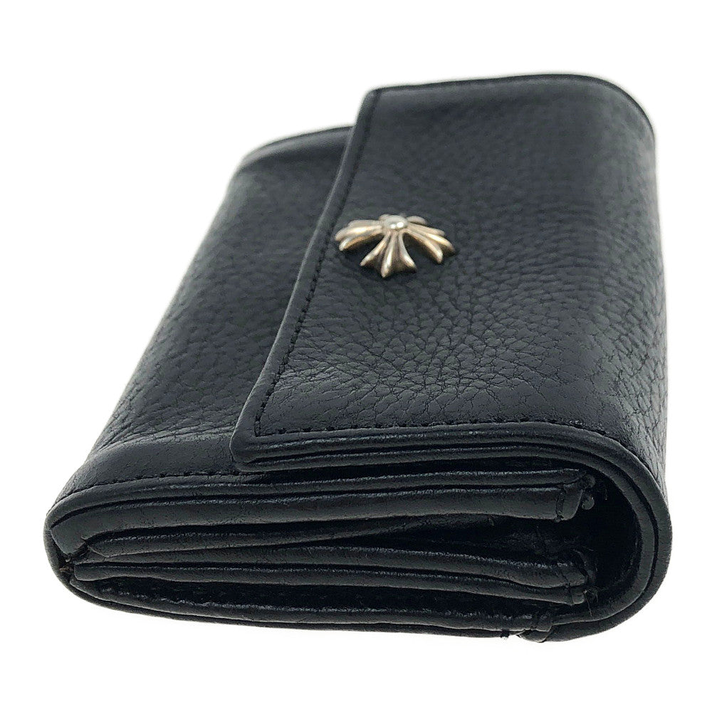 CHROME HEARTS クロムハーツ（原本無） TINY WALLET CH PLUS タイニー ウォレット CH プラス ブラック系【中古】