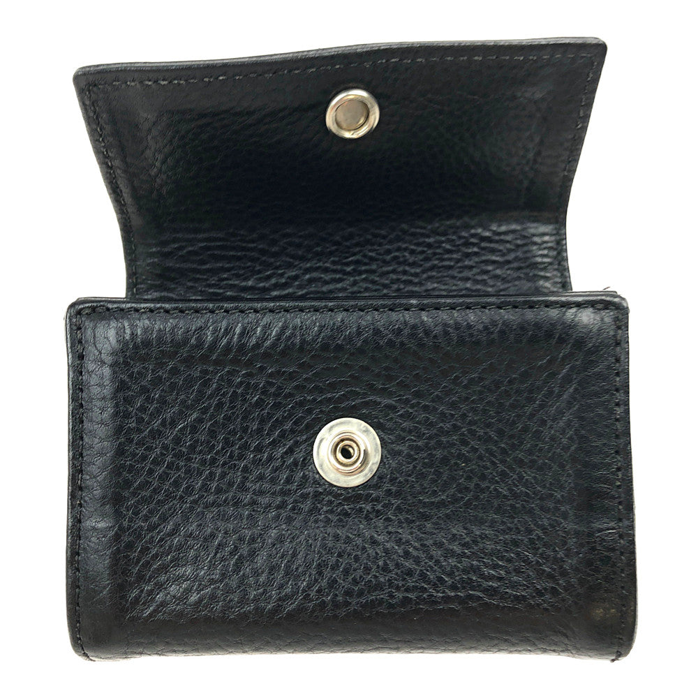 CHROME HEARTS クロムハーツ（原本無） TINY WALLET CH PLUS タイニー ウォレット CH プラス ブラック系【中古】