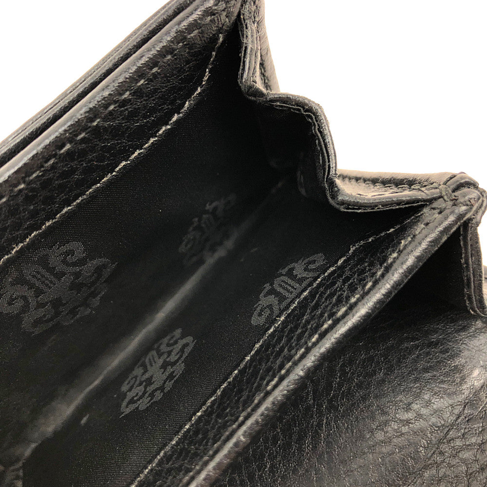 CHROME HEARTS クロムハーツ（原本無） TINY WALLET CH PLUS タイニー ウォレット CH プラス ブラック系【中古】