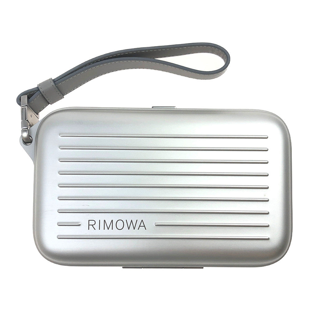 RIMOWA リモワ PARSONAL 2WAY パーソナル ハンド クラッチ ショルダー バッグ シルバー系【新古品】【未使用】【中古】
