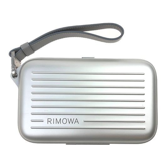 RIMOWA リモワ PARSONAL 2WAY パーソナル ハンド クラッチ ショルダー バッグ シルバー系【新古品】【未使用】【中古】