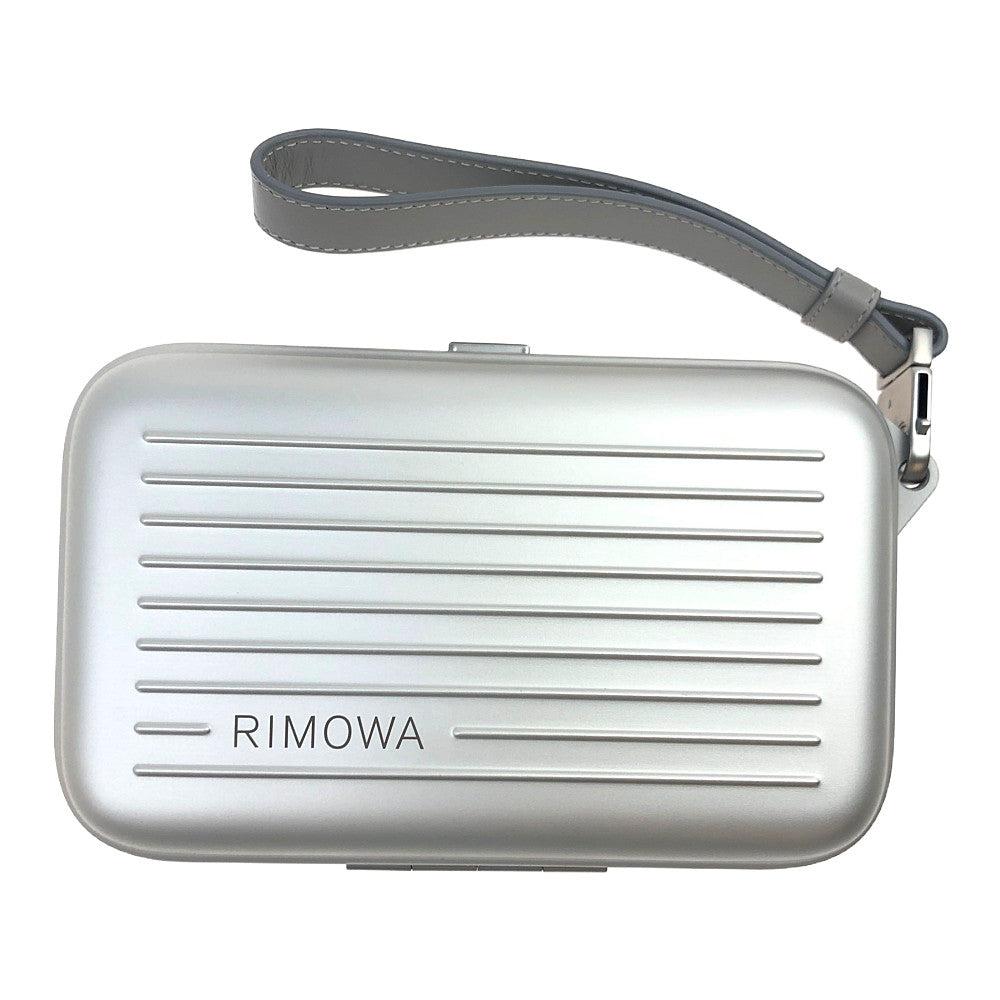 RIMOWA リモワ PARSONAL 2WAY パーソナル ハンド クラッチ ショルダー バッグ シルバー系【新古品】【未使用】【中古】