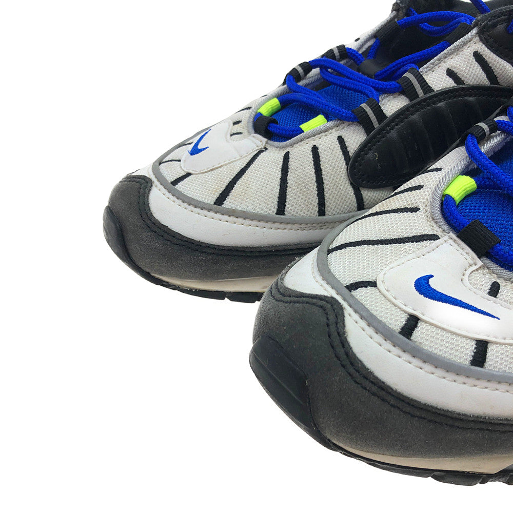 NIKE ナイキ 640744-103 AIR MAX 98 RACER BLUE エアマックス 98 レーサー ブルー スニーカー ホワイト系 ブラック系 ブルー系 27.5cm【中古】