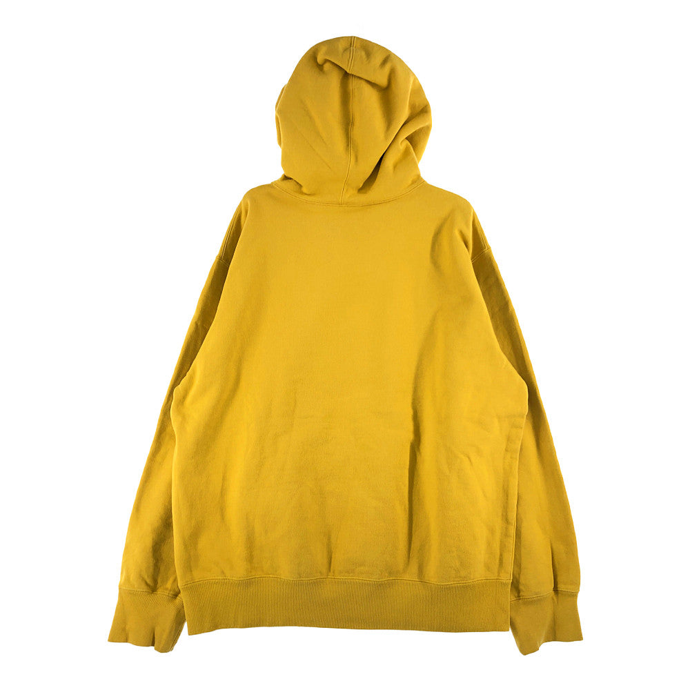 Supreme シュプリーム 18AW Chainstitch Hooded Sweatshirt チェーンステッチ フーデッド スウェット パーカー からし色系 XL【中古】