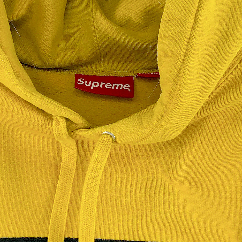 Supreme シュプリーム 18AW Chainstitch Hooded Sweatshirt チェーンステッチ フーデッド スウェット パーカー からし色系 XL【中古】